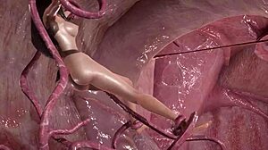 Adolescenta extraterestră Tifa și monstrul cu tentacule în filmul complet de 8 metri