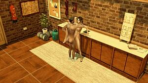 日本角色扮演者Lara Crofts在3D动画中的情色冒险