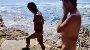 Amatör çiftlerin açık hava plaj seks kameraya yakalandı