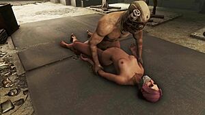 Fallout 4: สํารวจจินตนาการสีเข้มกับตัวละครผมสีชมพูใน BDSM